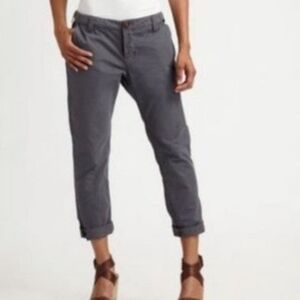 J‎ Brand Gray PantsJ Brand Inez Chino button fly Mid Rise Womens size 25